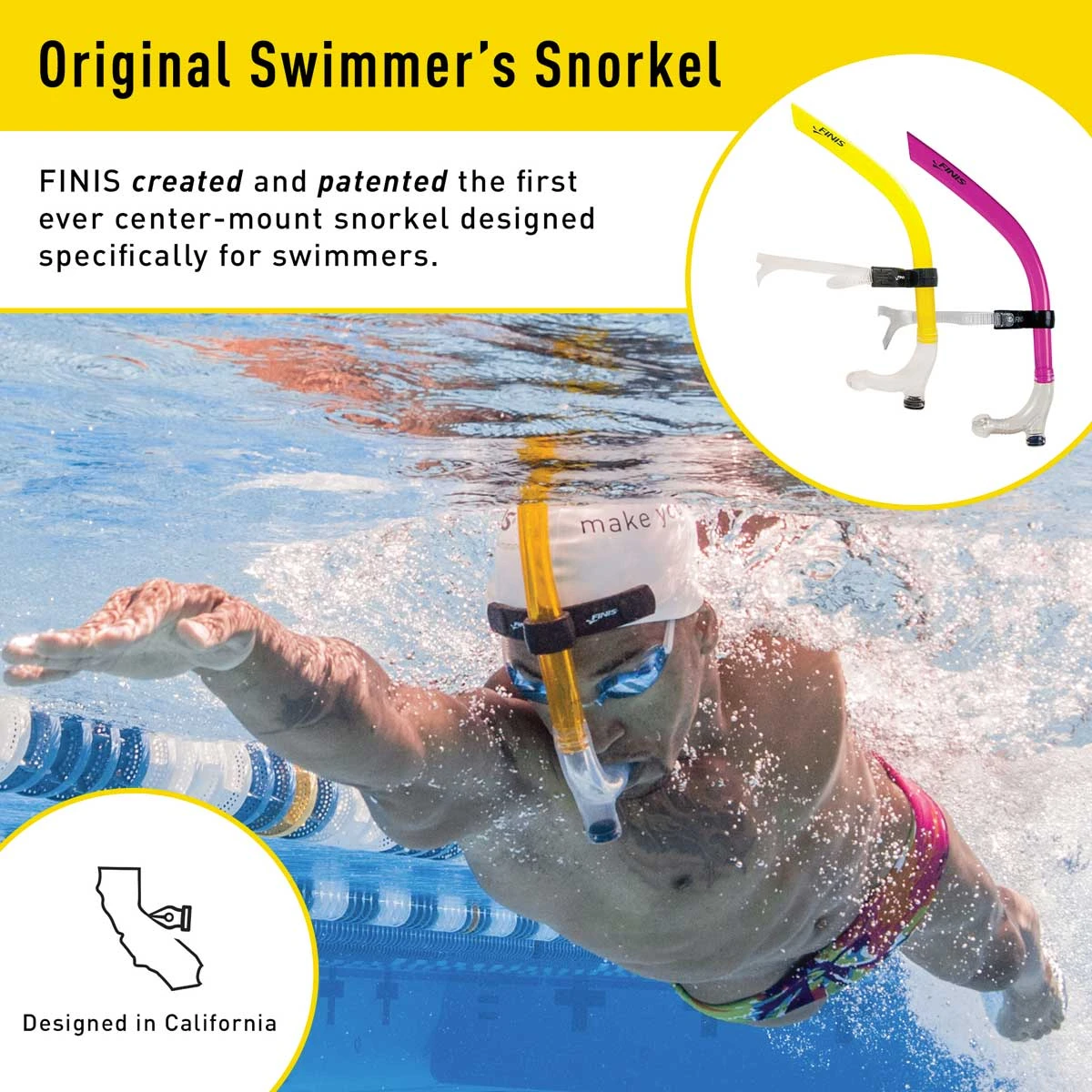 Finis Original Swimmer's Snorkel 12 Finis Original Swimmer's Snorkel - Image 12