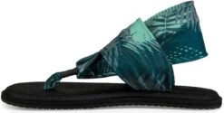 Sanuk Ladies' Yoga Sling 2 Prints Sandal 2020 -Ski Pro Outlet Store 1107310 gpm green palm gallery2 final