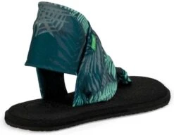 Sanuk Ladies' Yoga Sling 2 Prints Sandal 2020 -Ski Pro Outlet Store 1107310 gpm green palm gallery3 final