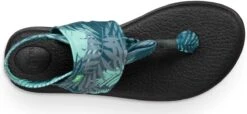Sanuk Ladies' Yoga Sling 2 Prints Sandal 2020 -Ski Pro Outlet Store 1107310 gpm green palm gallery4 final