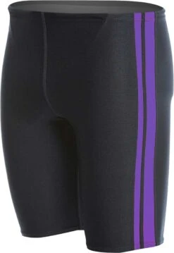 Water Pro Men's Poly Splice Striped Jammer Swimsuit -Ski Pro Outlet Store 11077 black purple final