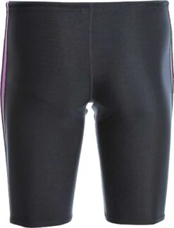 Water Pro Men's Poly Splice Striped Jammer Swimsuit -Ski Pro Outlet Store 11077 black purple gallery2 final