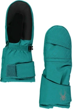 Spyder Kids' Bitsy Girls' Cubby Mitt 2020-2021 -Ski Pro Outlet Store 197066 443 scuba black gallery1 final