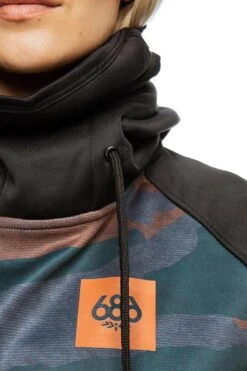 686 Ladies Bonded Fleece Pull Over Hoodie 2021-2022 -Ski Pro Outlet Store M1WCST31 RDCL 10