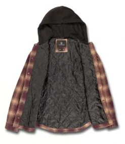 Volcom Ladies Hooded Flannel Jacket 2021-2022 -Ski Pro Outlet Store Volcom hooded flannel jkt ladies 12w543552168