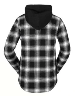 Volcom Ladies Hooded Flannel Jacket 2021-2022 -Ski Pro Outlet Store Volcom hooded flannel jkt ladies 12w566579923