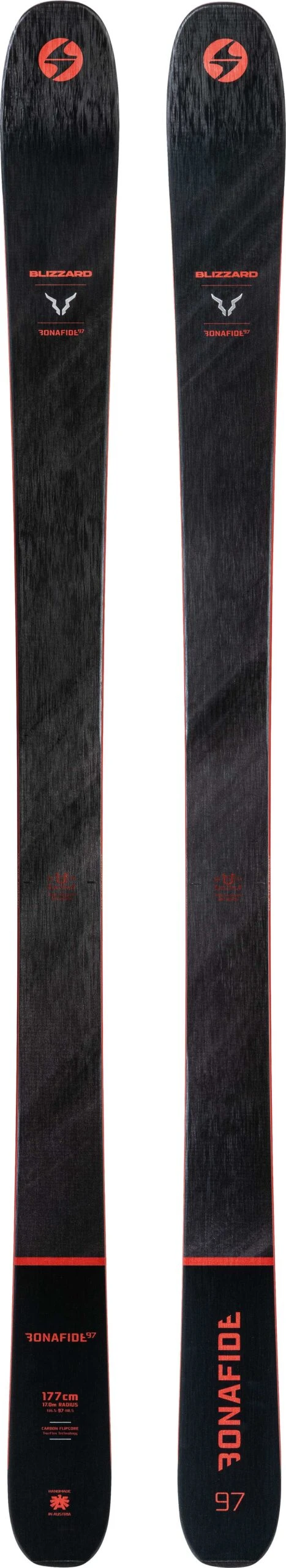 Blizzard Men's Bonafide 97 Flat Skis 2020-2021 1 Blizzard Men's Bonafide 97 Flat Skis 2020-2021