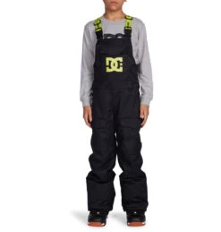 DC Junior's Roadblock Bib Pants 2021-2022 11 DC Junior's Roadblock Bib Pants 2021-2022 -Ski Pro Outlet Store dc roadblock bib youth ski pro black