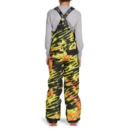 DC Junior's Roadblock Bib Pants 2021-2022 8 DC Junior's Roadblock Bib Pants 2021-2022 -Ski Pro Outlet Store dc roadblock bib youth ski pro sulphur back