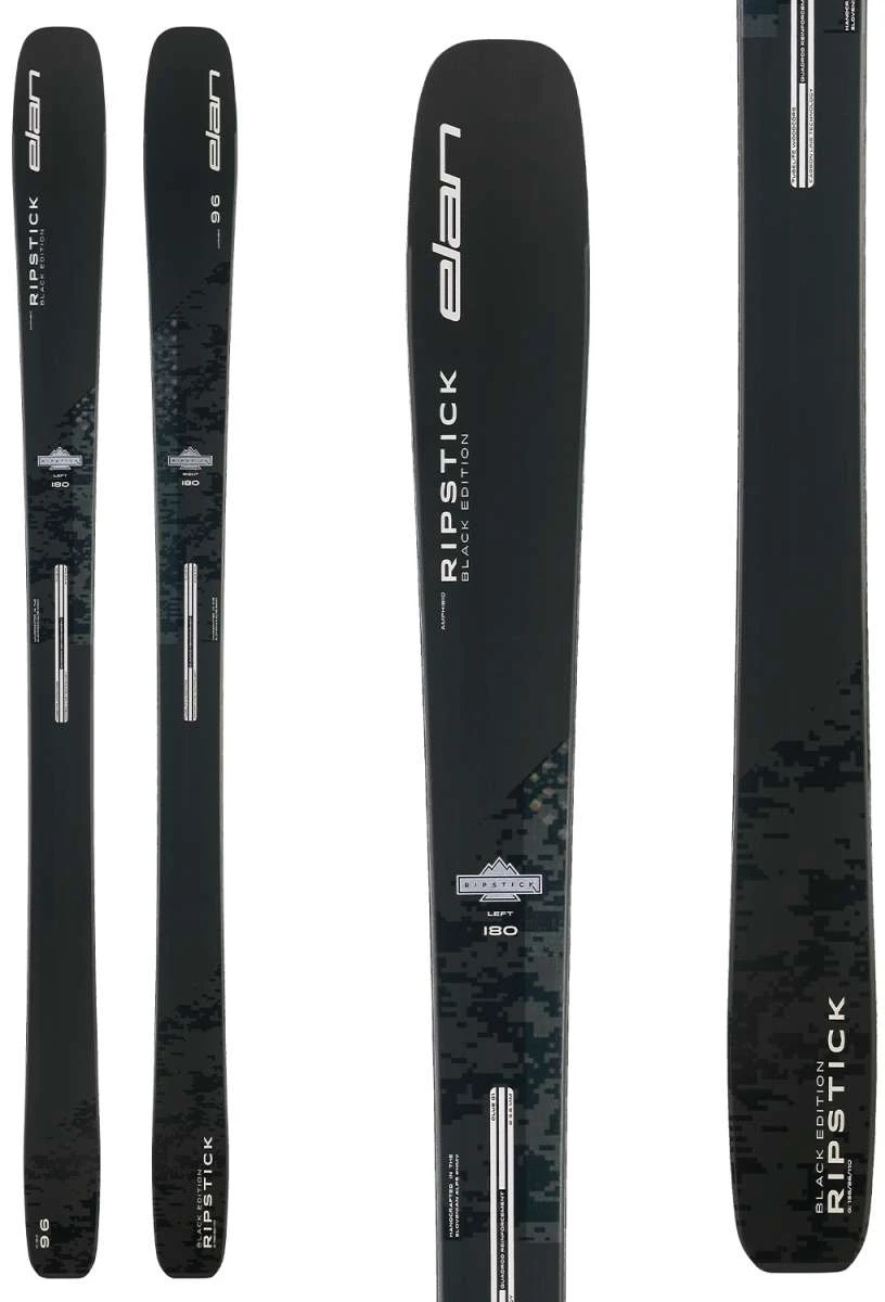 Elan Ripstick 96 Black Edition Flat Skis 2022-2023