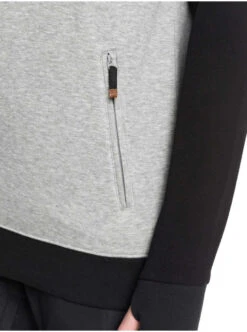 Roxy Ladies' Liberty Pullover Technical Hoodie 2019-2020 -Ski Pro Outlet Store erjft03970 libertyhoodie sjeh heather grey gallery3 final