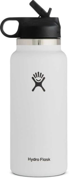 Hydro Flask 32oz Wide Mouth Straw Lid -Ski Pro Outlet Store hydro flask 32 oz wide mouth straw lid white final 2