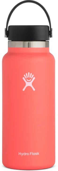 Hydro Flask 32oz Wide Mouth Water Bottle -Ski Pro Outlet Store hydro flask 32 oz wide mouth hibiscus final 1