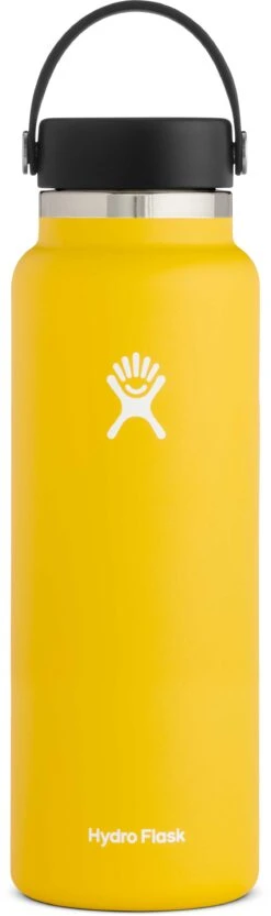 Hydro Flask 40oz Wide Mouth Water Bottle -Ski Pro Outlet Store hydro flask 40 oz wide mouth sunflower final 1