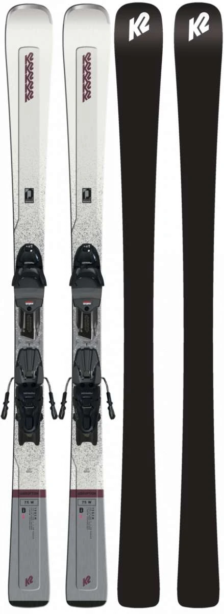 K2 Ladies Disruption 75 System Ski With Marker ERP 10 Quikclik Ski Bindings 2022-2023