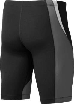 Nike Swim Men's Poly Color Surge Jammer Swimsuit -Ski Pro Outlet Store ness7053 001 black gallery1 final