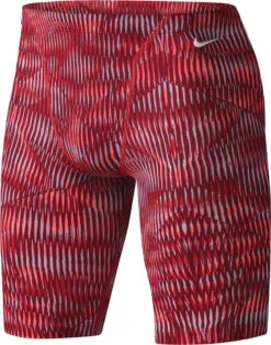 Nike Swim Men's Vibe Jammer Swimsuit -Ski Pro Outlet Store ness7107 614 university red gallery3 final