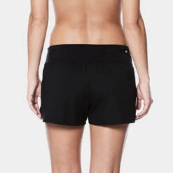 Nike Swim Ladies' Solid Element Board Shorts Bottom Two-Piece Swimsuit 10 Nike Swim Ladies' Solid Element Board Shorts Bottom Two-Piece Swimsuit -Ski Pro Outlet Store ness8202 001 black gallery1 final