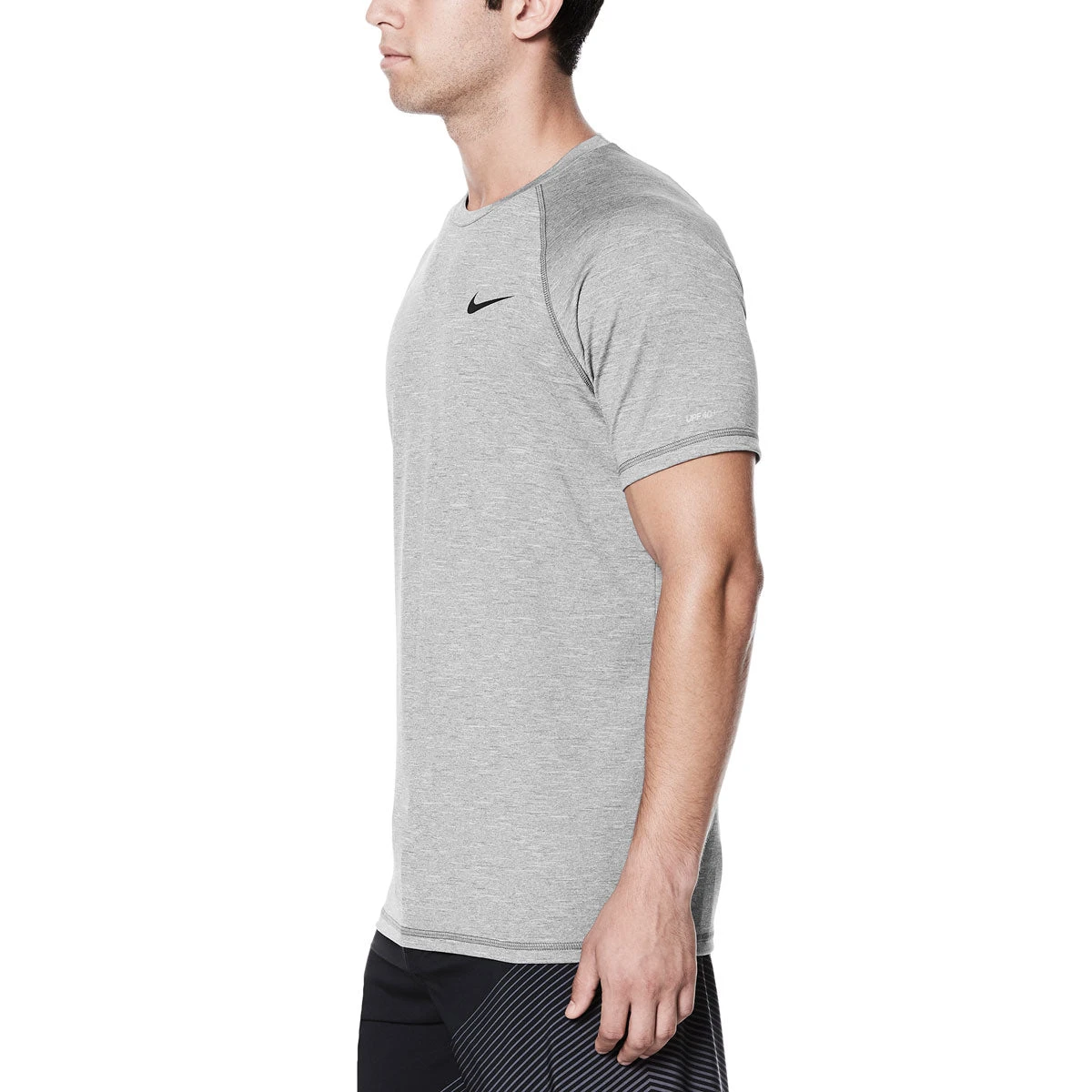 Nike Swim Men's Hydroguard Heather Short Sleeve T-Shirt 6 Nike Swim Men's Hydroguard Heather Short Sleeve T-Shirt - Image 6