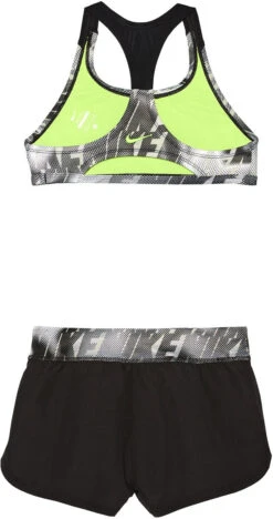Nike Swim Girls' Amp Axis Racerback Sport Top Short Set Two-Piece Swimsuit 6 Nike Swim Girls' Amp Axis Racerback Sport Top Short Set Two-Piece Swimsuit -Ski Pro Outlet Store ness8615 001 black gallery1 final
