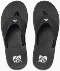 Reef Men's Fanning Sandal 2020 21 Reef Men's Fanning Sandal 2020 -Ski Pro Outlet Store rf002026bls black silver gallery1 final