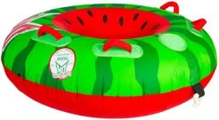 HO Sports Watermelon Inflatable Tube 2020 -Ski Pro Outlet Store tubes watermelon green red gallery2 final