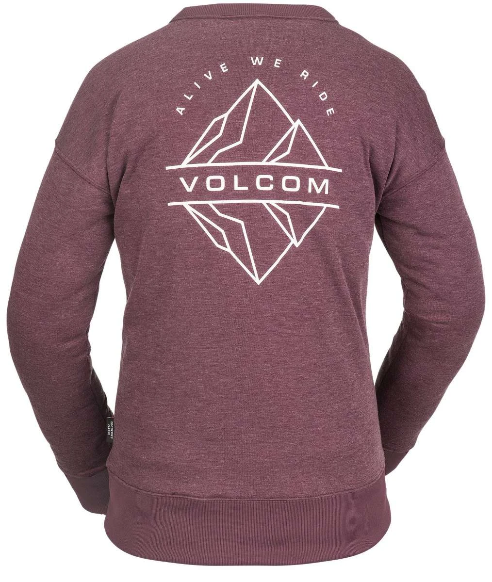 Volcom Ladies Polartec Fleece Crew Neck Sweater 2021-2022 - Image 2