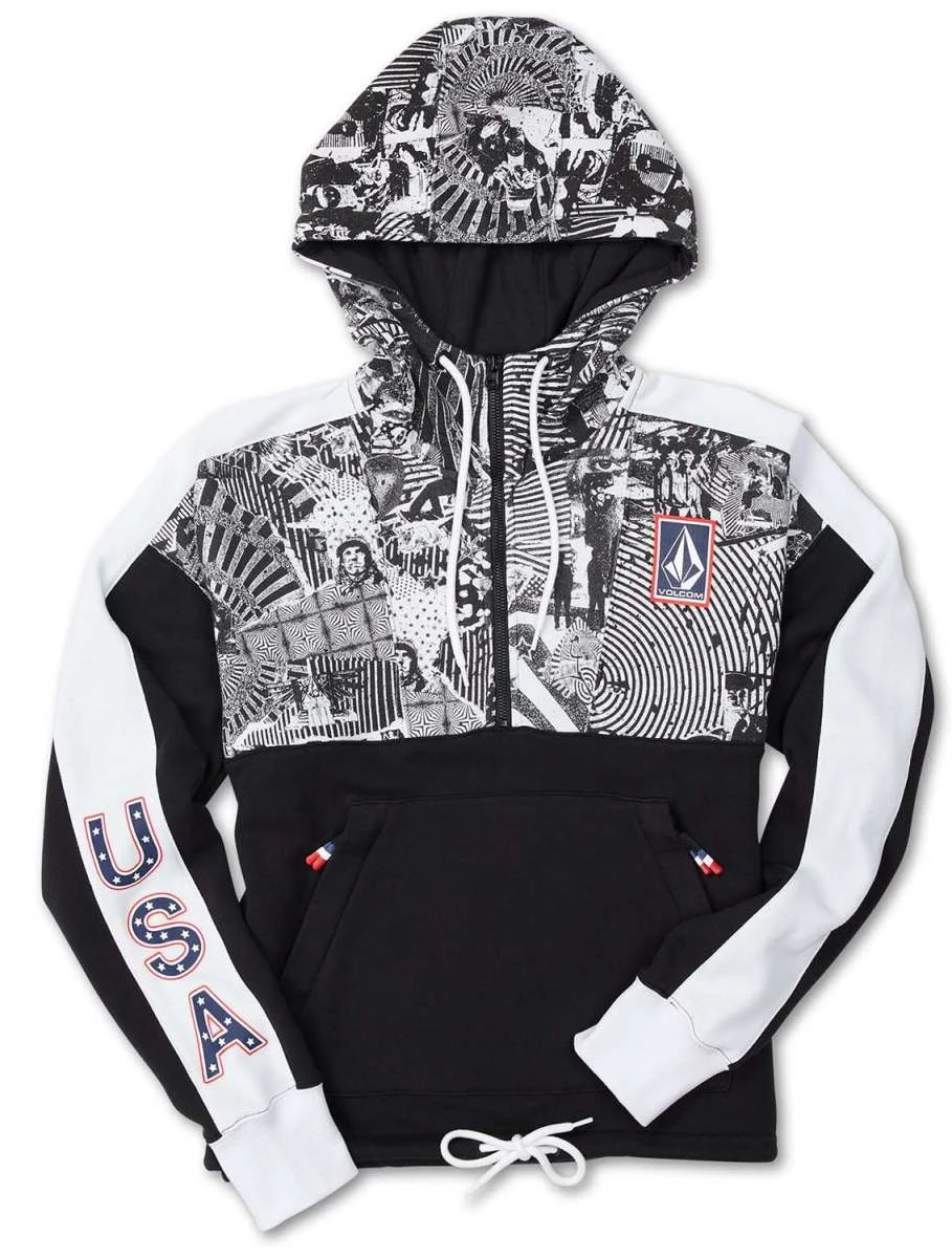 Volcom Ladies USST Anorak Hoodie 2021-2022 1 Volcom Ladies USST Anorak Hoodie 2021-2022