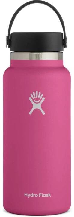 Hydro Flask 32oz Wide Mouth Water Bottle -Ski Pro Outlet Store w32bts622 carnation final 1
