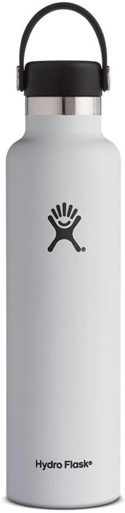 Hydro Flask 24oz Standard Mouth Water Bottle -Ski Pro Outlet Store white